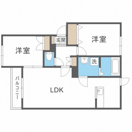 グランデスIの物件間取画像